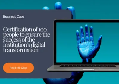 Certification of 100 people to ensure the success of the institution’s digital transition